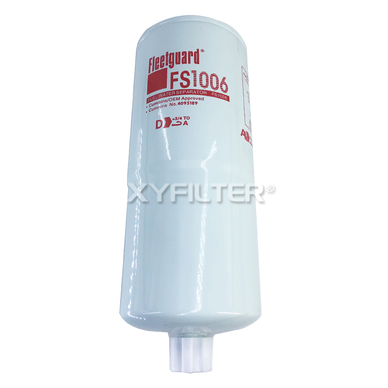 Diesel engine excavator fuel water separator filter FS1006 