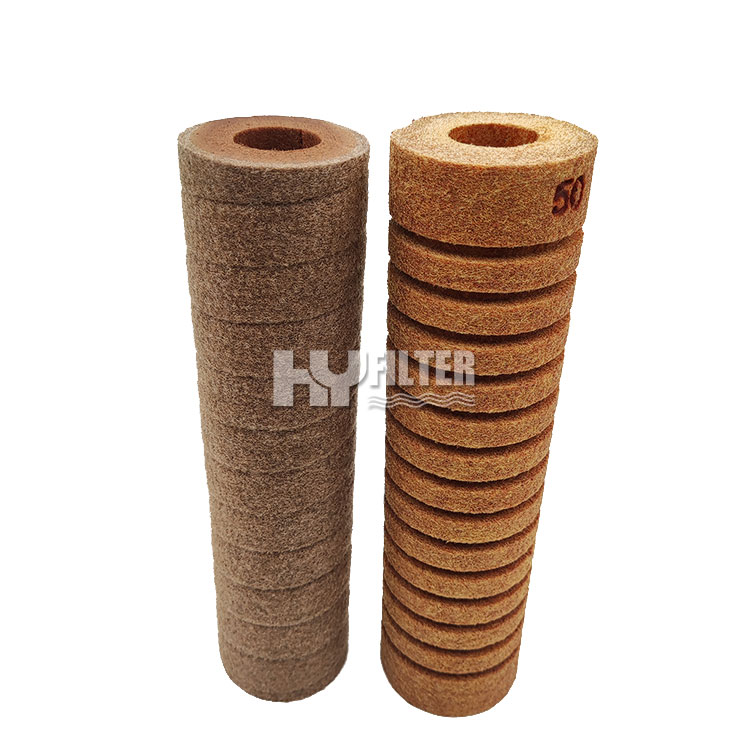 Phenolic resin fiber filter element