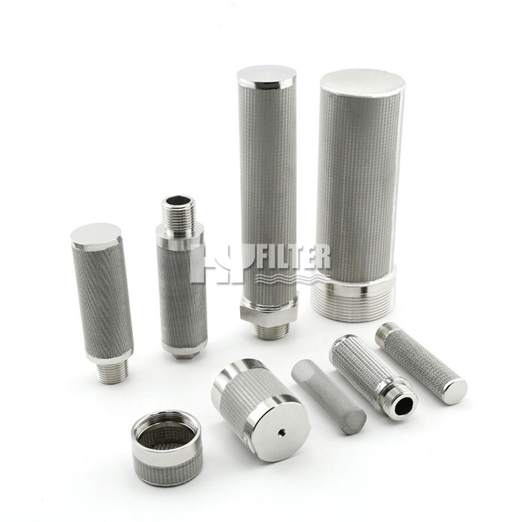 304 stainless steel high temperature resistant sintered filter element