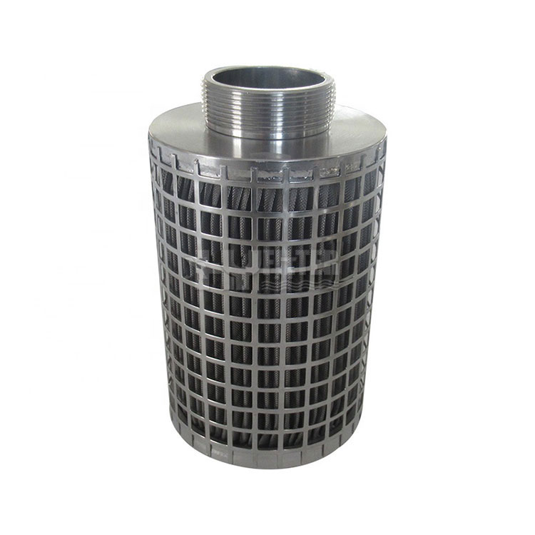 Water cooler metal filter element, quick installation interf