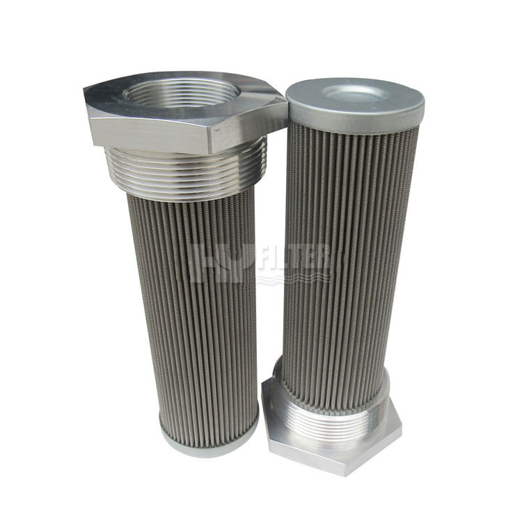 Stainless steel hydraulic oil filter element for factory use