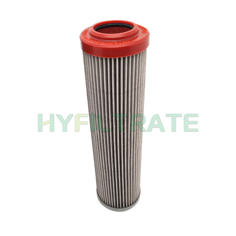 Replace the oil filter element D68804 for the hydraulic syst
