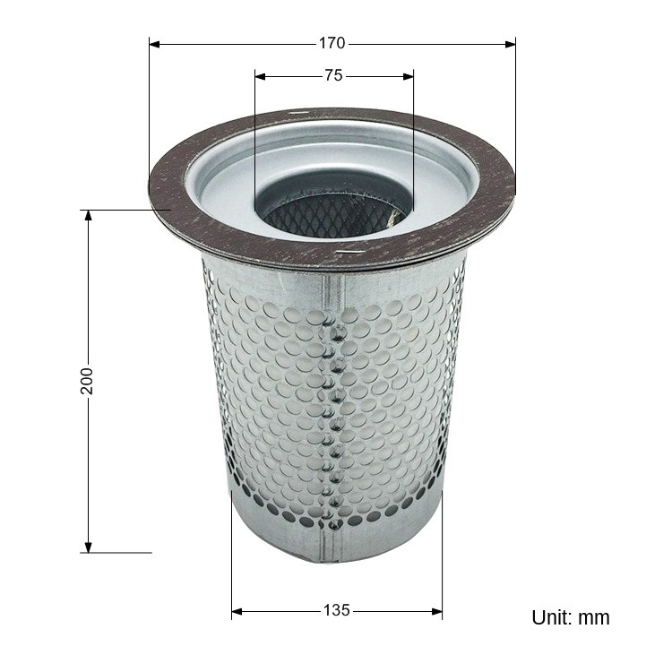 Screw air compressor oil separator 4930152131 air compressor oil and gas separation filter element(图1)